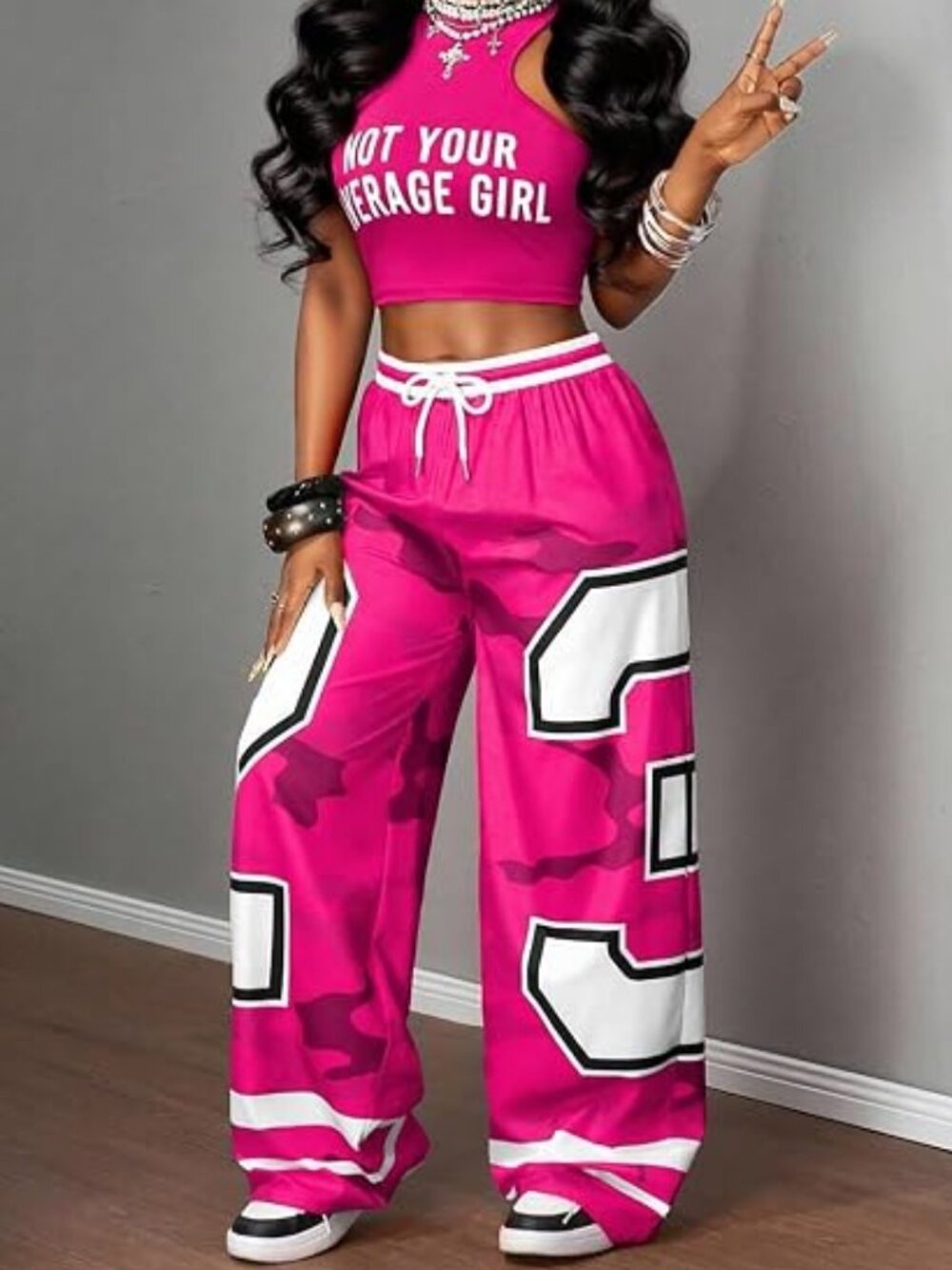 2 Piece Jersey Outfit Size Medium NWOT